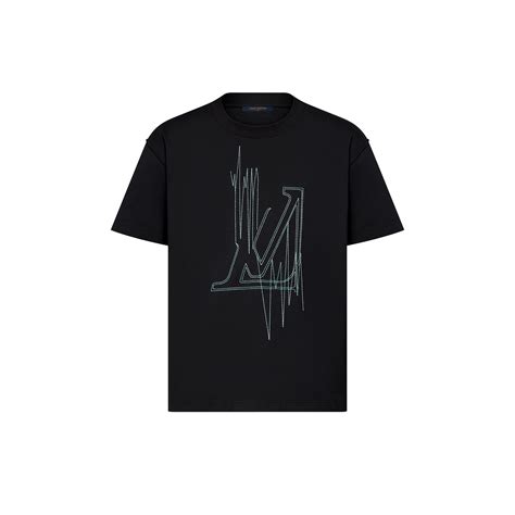 lv frequency graphic t-shirt white|Shirts .